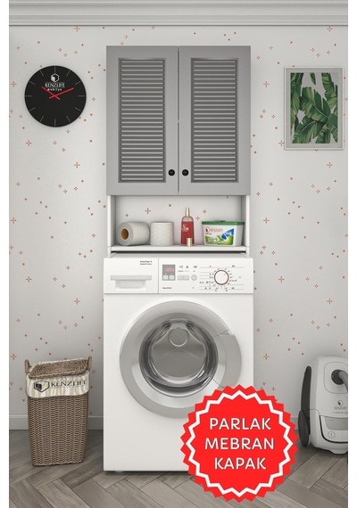Kenzlife Membran Çamaşır Makinesi Dolabı Veronika Gribyz Panjur 180 066 20 Mebran Kapak Suntalam Gövde Çift Kapaklı Arkalıksız Beyaz Kenzlife Membran Çamaşır Makinesi Dolabı Veronika Gribyz Panjur 180 066 20 Mebran Kapak Suntalam Gövde Çift Kapaklı Arkalıksız Beyaz