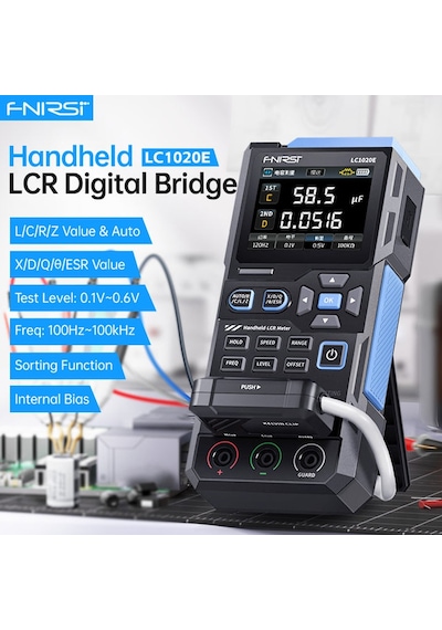 Fnırsı Lc1020e 100khz El Tipi Dijital Köprü Lcr Esr Metre 19999 Count