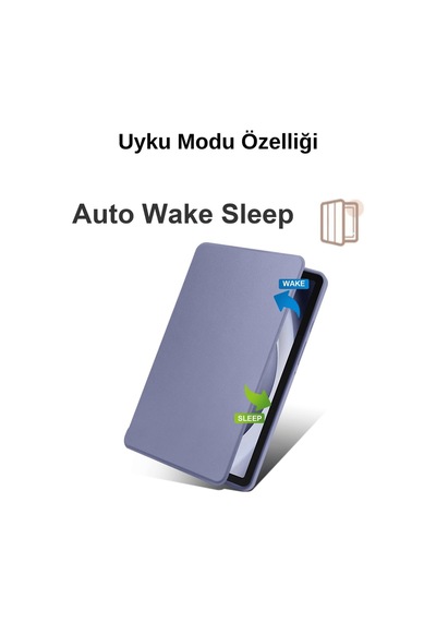 Samsung Galaxy Tab A9 2023 8,7 İnç Uyumlu Sm-x110 Fuchsia Akıllı Tablet Kılıfı Kapaklı Kılıf
