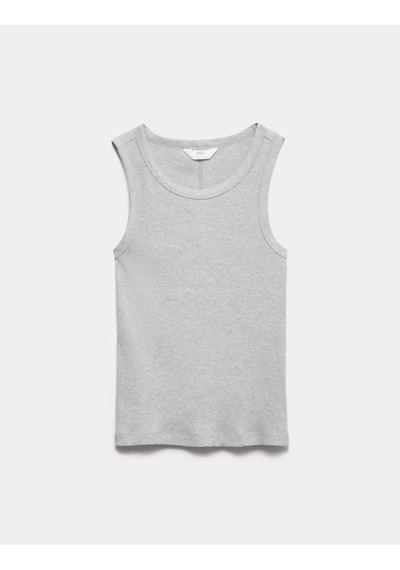 Marks & Spencer Pamuk Karışımlı Atlet T37003705t Gri Marks & Spencer Pamuk Karışımlı Atlet T37003705t Gri