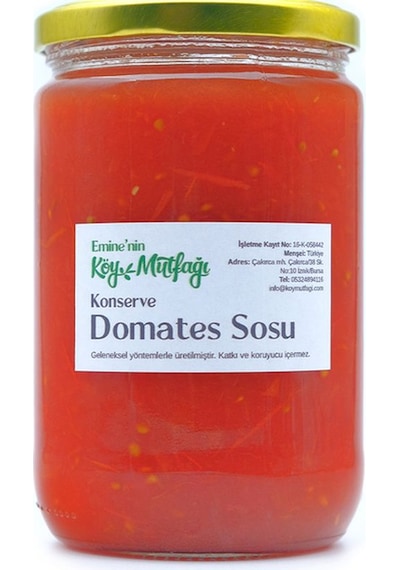 Eminenin Köy Mutfağı Konserve Domates Sosu 660 ML