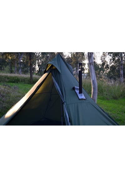 Bushlove Mega Xl Hot Tent Teepee Soba Çıkışlı Çadır V2 Haki