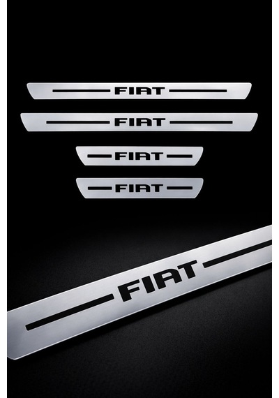 Fiat Nikelaj Krom Plastik 4 Parça Kapı Eşik Seti