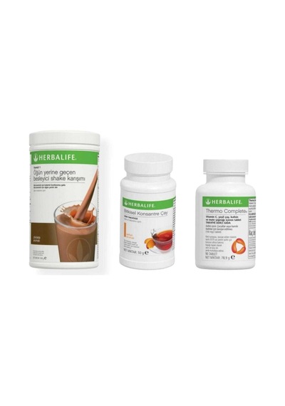 Herbalife Hızlı Başlangıç 1 Ad. Çikolata Shake 1 Ad. Thermo 1 Ad. Şeftali Çay 50 Gr
