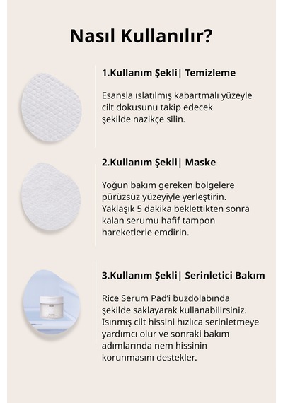 Midha Rice Pirinç Özlü Aydınlatıcı Serum Ped 150 ML