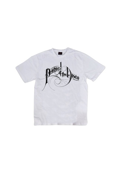 Stoned&Fame Unisex Beyaz Panic At The Disco Baskılı T-shirt Beyaz