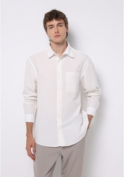 Colin's Colins Comfort Fit Shirt Neck Düz Erkek Beyaz Uzun Kol Gömlek Cl1075239 Q1.v1 Ofw Beyaz Colin's Colins Comfort Fit Shirt Neck Düz Erkek Beyaz Uzun Kol Gömlek Cl1075239 Q1.v1 Ofw Beyaz