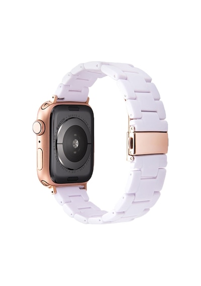 E2M Apple Uyumlu  Watch 42-44Mm Krd-25 Resin Beyaz Kordon