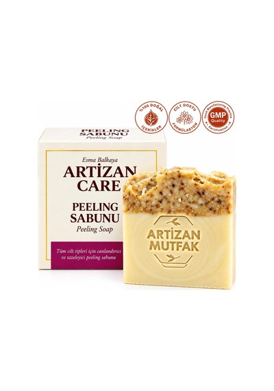 Artizan Care Peeling Sabunu 110 G Doğal İçerikli El Yapımı Sabun Yüz Ve Vücut Peeling Bakımı İçin K