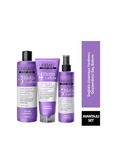 Expert Biotin Ve Kafein Dökülme Karşıtı Tonik&şampuan&krem Set-vegan