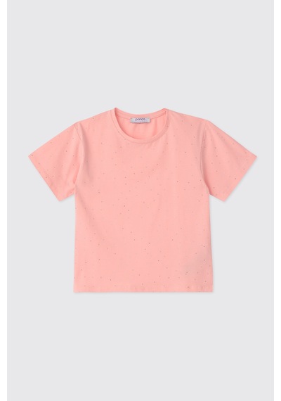 Panço Kız Bebek Somon Tişört 2611gb05058 Pembe