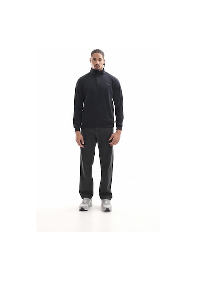 Boğazlı Sweatshirt Lacivert