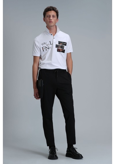 Lufian Erkek Mandy Smart Polo T-shirt 111040178 Beyaz
