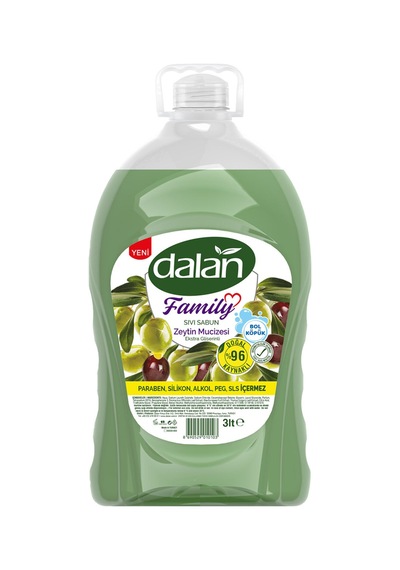 Dalan Family Sıvı Sabun Zeytin Mucizesi 3 L Diğer