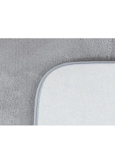Madame Coco Carol 2'Li Banyo Paspası - Gri - 50X80 + 45X50 Cm