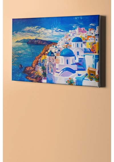 Webstyle Sayılarla Boyama Seti Kasnaklı Akdeniz Sahili 40 X 50 Cm