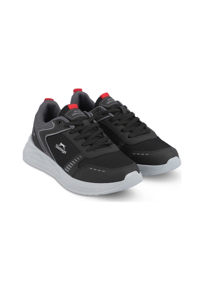 Slazenger GUMMY I Kadın  Siyah / Gri Koşu & Yürüyüş Spor Ayakkabısı