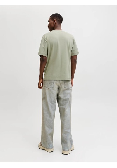 Jack & Jones Jack&jones Jornorrebro Emb Tee Ss Erkek T-shirt 12282892 Yeşil