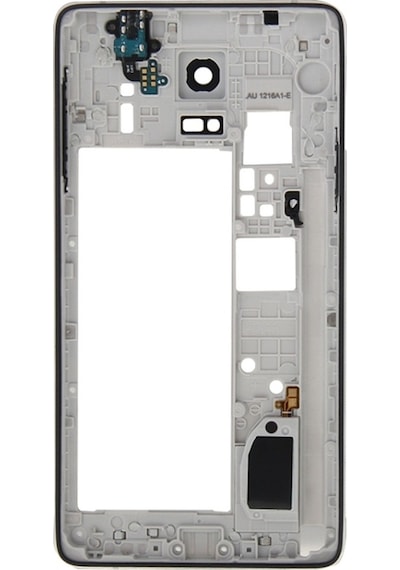 Cbtx Galaxy Note 4 / N910f Uyumlu Tam Muhafaza Kapağı Ön Muhafaza Lcd Çerçeve Çerçeve Plakası Pil Arka Kapağı Siyah