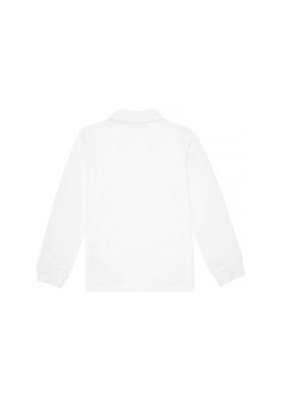 U.S. Polo Assn. Erkek Çocuk Beyaz Basic Polo Yaka Sweatshirt 50289141-VR013