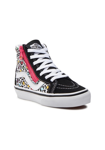 Vans Sk8-hi Reissue Side Zip Siyah Çocuk Spor Ayakkabı Karışık Çok Renkli