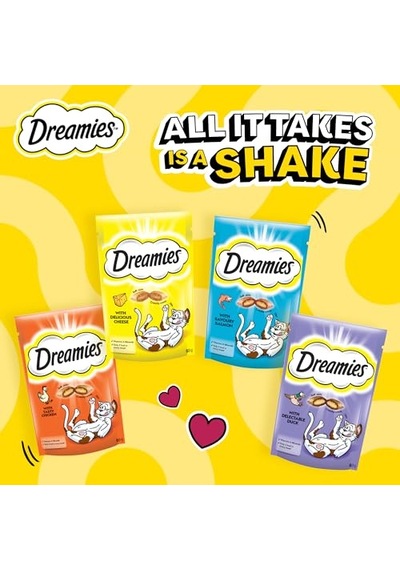 Ayrex Dreamies Kedi Ödül Maması, Somonlu, 60 G