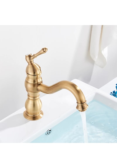 Fkn Royal Kısa Antik Lavabo Bataryası