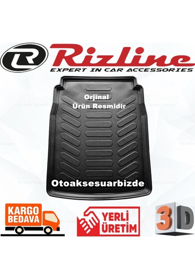 Bmw F10 3D Bagaj Havuz Paspası 5 Serisi 2013-2020 Arası Rizline N11.15454