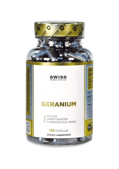 Swiss Geranium Fat Burner Thermo Preworkout Energy Booster 120