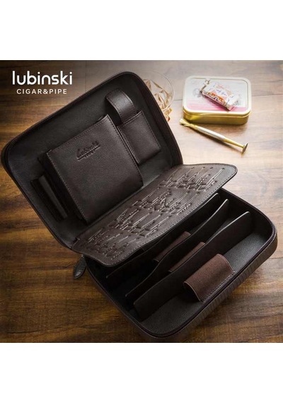 Lubinski Special Edt. Deri Siyah Pipo Çantası