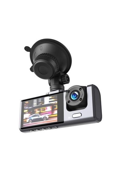 Lexroo Xo Araç Kamerası Full Hd 1080p Video Kaydı 2 İnç Boyutunda Ekran Aynı Anda İki Kamera Kanal
