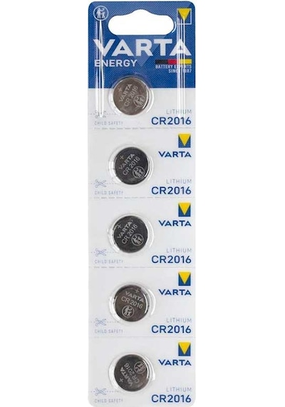 Varta CR2016 Lityum Varta Pil 5'li