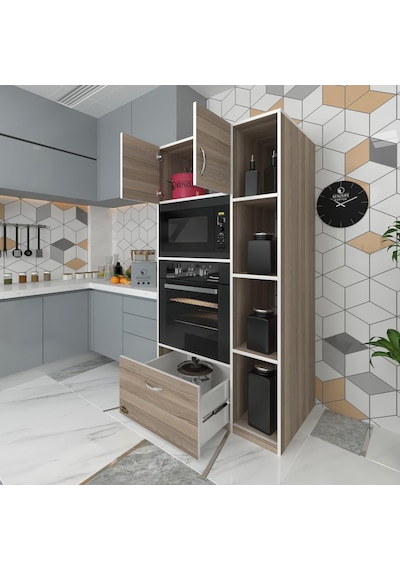 Kenzlife fırın dolabı makbule crd 180*90*56 mutfak çekmeceli ayaklı banyo kiler ofis Kenzlife fırın dolabı makbule crd 180*90*56 mutfak çekmeceli ayaklı banyo kiler ofis