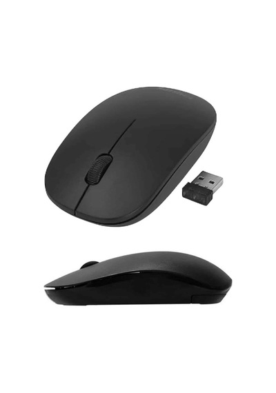 Mey İthalat Ergonomik Tasarım Kablosuz Siyah Mouse Hassas Uzun Ömürlü Mey İthalat Ergonomik Mouse