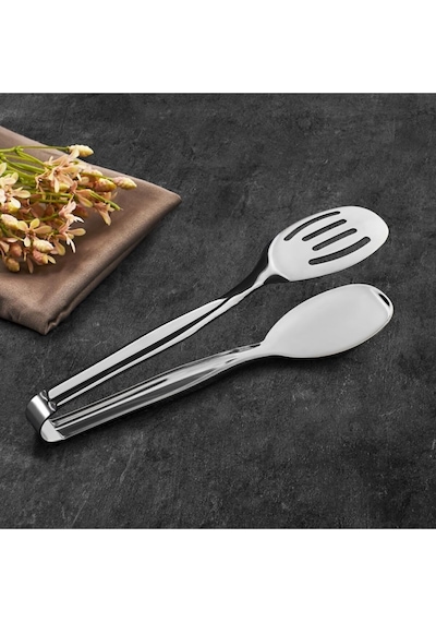 Lüks Salata Maşası 18/10 Paslanmaz Çelik Paslanmaz Çelik Gümüş