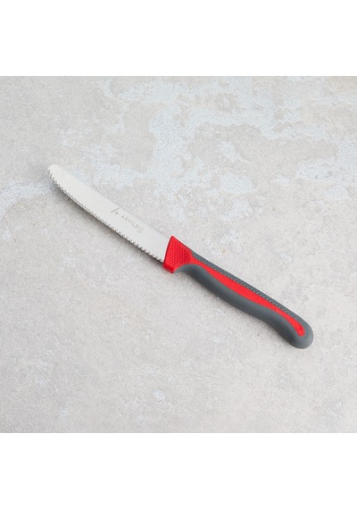 Aryıldız Plurex Tırtıklı Domates Bıçak Antrasit 11,5 Cm Renkli