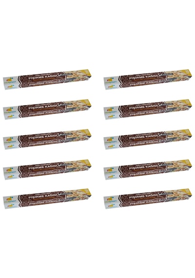 Niceplast 10'lu Yağlı Pişirme Kağıdı Kesilmiş 10 Paket