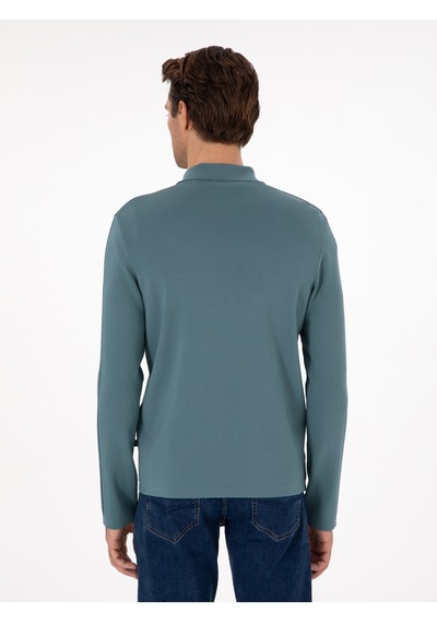 Cacharel Mint Regular Fit Tam Fermuarlı Triko Hırka