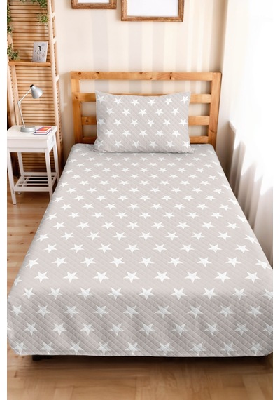 Yıldız Gri Genç Odası Tek Kişilik Pike Takımı - Modern Beyaz 160x220 Cm Kapitone Yazlık Yatak Örtüsü Buharlı Ada Serinliği Yıldız Gri Genç Odası Tek Kişilik Pike Takımı - Modern Beyaz 160x220 Cm Kapitone Yazlık Yatak Örtüsü Buharlı Ada Serinliği