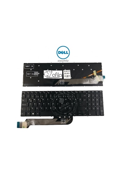 Dell Uyumlu G3 3590 Notebook Klavye - Tuş Takımı / Tr - Backlit - (Işık - 549457093