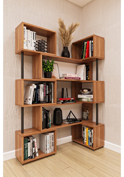 Asra Trend Modern Ayarlanabilir Raflı Ev Ofis Kitaplık %100 Mdf Dekoratif Kütüphane Kitaplık Dk02 Petra Asra Trend Modern Ayarlanabilir Raflı Ev Ofis Kitaplık %100 Mdf Dekoratif Kütüphane Kitaplık Dk02 Petra