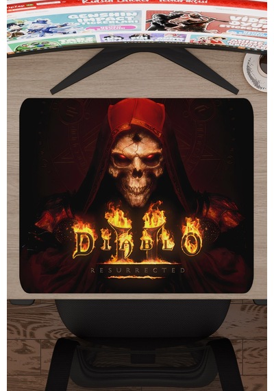 Diablo Kaymaz Dikişli Kauçuk Oyuncu Mousepad V5 - 48x40 Xl Gaming Mouse Pad Fare Altlığı