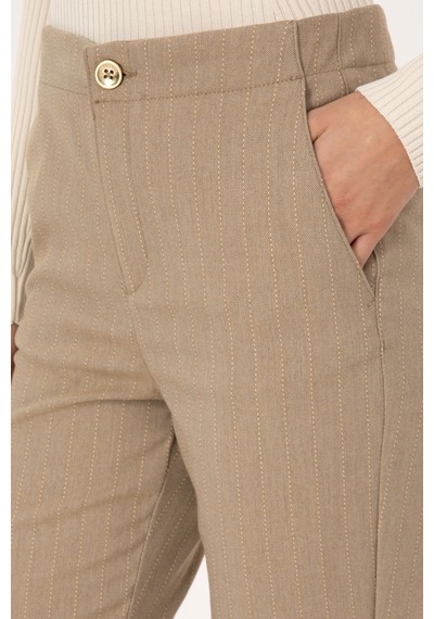 U.s. Polo Assn. Kadın Camel Pantolon Kanvas-chino 50309281-vr015 Camel
