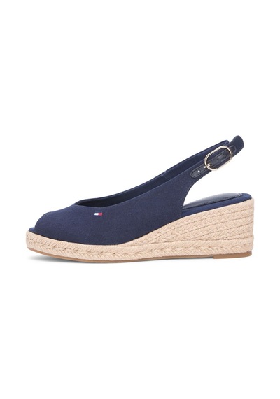 Tommy Hilfiger Lacivert Kadın Dolgu Topuk Ayakkabı Fw0fw09228dw6-16057
