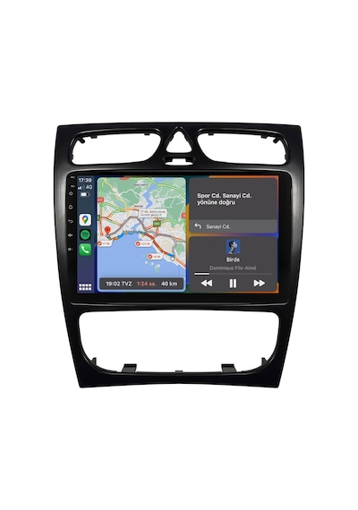 Mercedes C Serisi W203 Android Multimedya Sistemi 2002-2004 Crv-4839xaa 9"