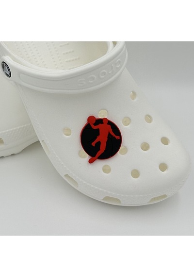 Crocs Terlik Süsü Ve Aksesuarı , Çanta Süsü Renkli Jibbitz Jordn Basket 06 Görselli Figür Aksesuarı Kırmızı-siyah Crocs Terlik Süsü Ve Aksesuarı , Çanta Süsü Renkli Jibbitz Jordn Basket 06 Görselli Figür Aksesuarı Kırmızı-siyah