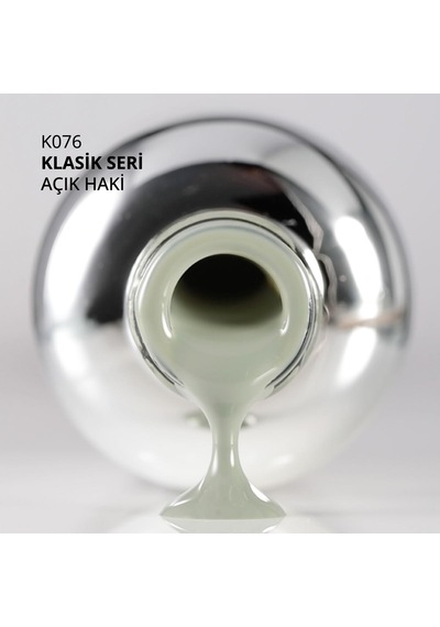 Kalıcı Oje K076, Açık Haki, 10 Ml Diğer