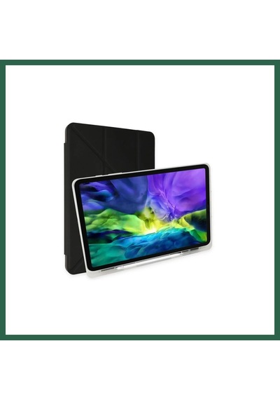 Vıntessy Samsung Galaxy T737 Tab S7 Fe 12.4 Kılıf Kalemlikli Mars Tablet Kılıfı - Siyah Bzs01