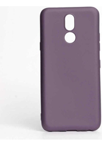 LG Uyumlu K40 Kılıf Zore Premier Silikon Kapak Mürdüm