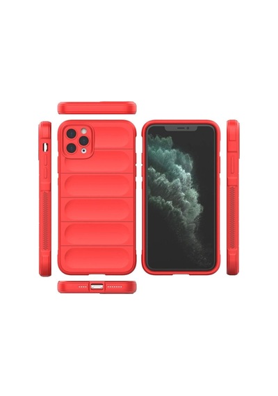 Apple iPhone Uyumlu,  11 Pro Kılıf Optimum Silikon - Kırmızı